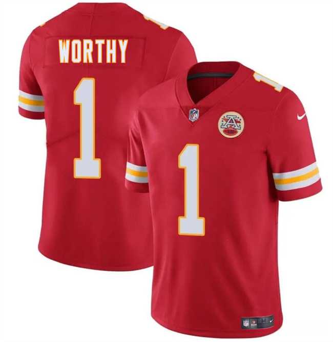 Men & Women & Youth Kansas City Chiefs #1 Xavier Worthy Red 2024 Draft Vapor Untouchable Limited Stitched Jersey,We sell and wholesale Men & Women & Youth Kansas City Chiefs #1 Xavier Worthy Red 2024 Draft Vapor Untouchable Limited Stitched Jersey on line form chian!
